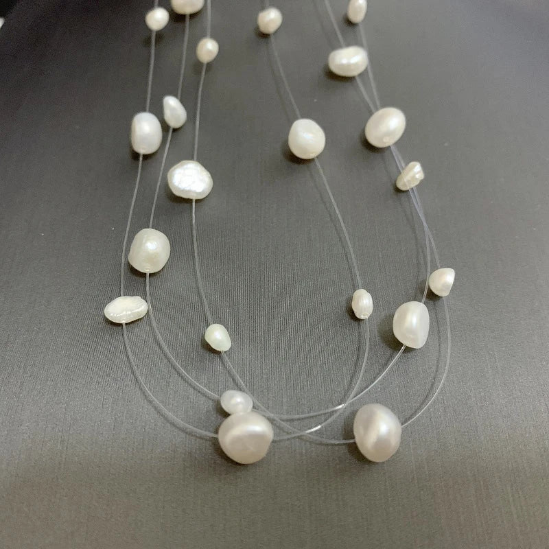 Baroque Pearl Necklace for Women