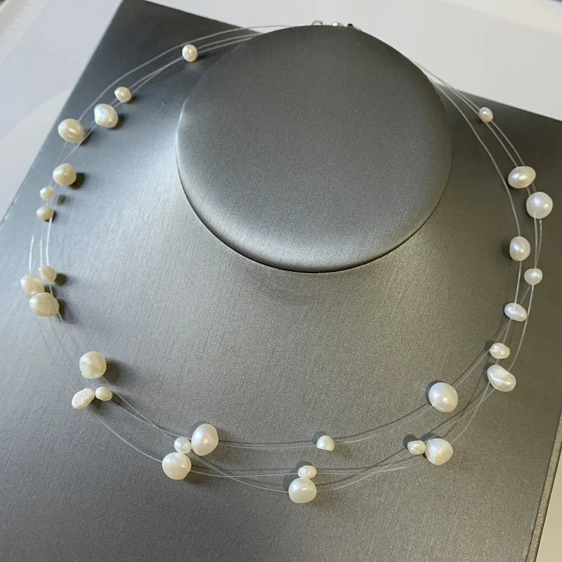 Baroque Pearl Necklace for Women